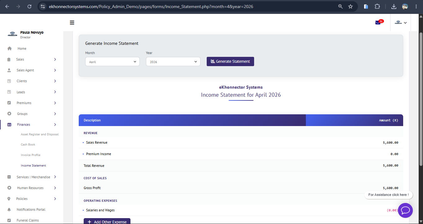 HR & Payroll System